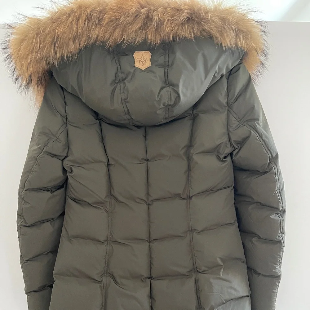 Mackage olive green down filled parka - Picture 5 of 5